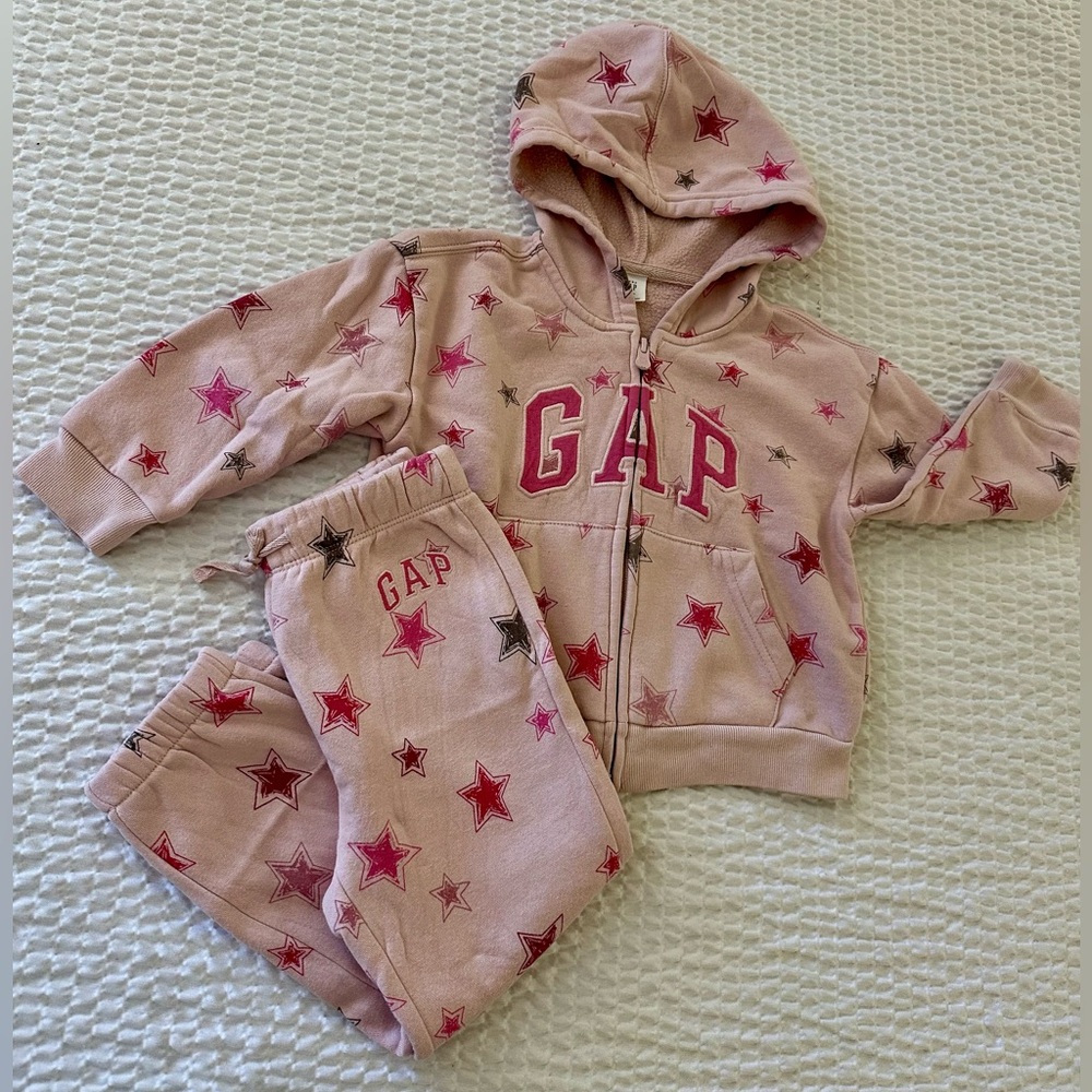 Baby GAP Zip Hoodie + Pull-On Joggers